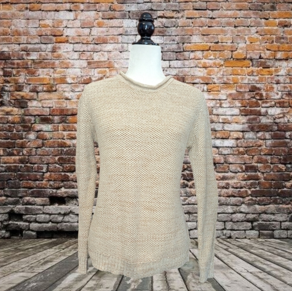 O'hanlon Mills Tan Knit Sweater